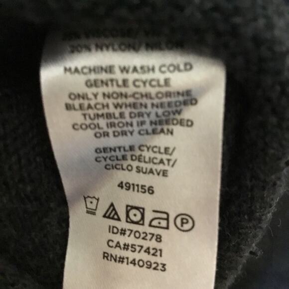 Loft Gray Long Sleeve Sweater Dress - Picture 8 of 9